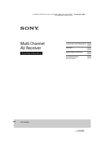 Handleiding Sony STR-DH590 Receiver