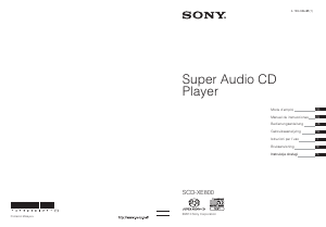 Manuale Sony SCD-XE800 Lettore CD