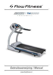 Bruksanvisning Flow Fitness Avenue TM2000 Löpband