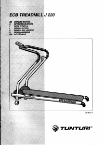 Handleiding Tunturi J220 Loopband