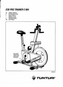 Handleiding Tunturi E604 Hometrainer