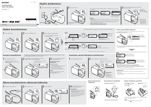 Käyttöohje Sony XDR-S60DBP Radio