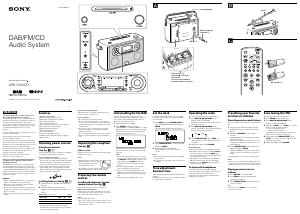 Handleiding Sony XDR-S100CD Radio