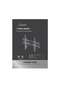 Manual Rocketfish RF-TVMLPT03V2 Wall Mount