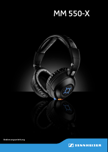 Bedienungsanleitung Sennheiser MM 550-X Travel Kopfhörer