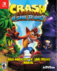 Manual Nintendo Switch Crash Bandicoot N.Sane Trilogy