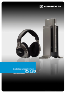 Bedienungsanleitung Sennheiser RS 180 Kopfhörer