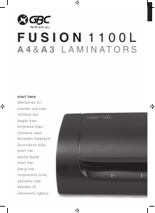 Kullanım kılavuzu GBC Fusion 1100L Laminasyon makinesi
