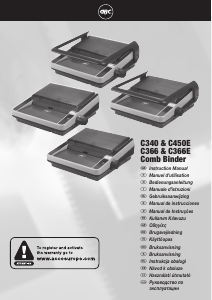 Bruksanvisning GBC CombBind C366 Innbindingsmaskin