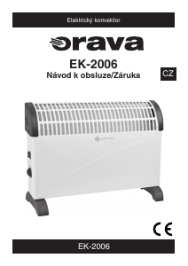 Manuál Orava EK-2006 Topení