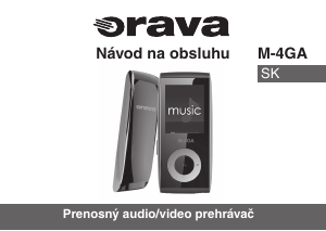 Návod Orava M-4GA Mp3 prehrávač