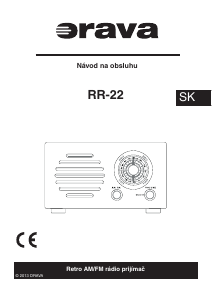 Návod Orava RR-22 Rádio
