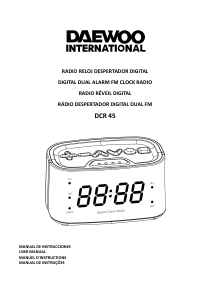 Handleiding Daewoo DCR-45 Wekkerradio