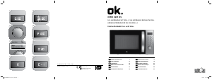 Manual OK OMW 2221 DS Micro-onda