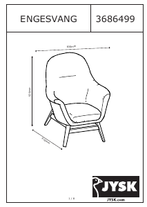 Manual de uso JYSK Engesvang Sillón