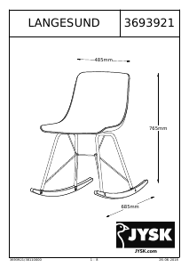 Návod JYSK Langesund Kreslo