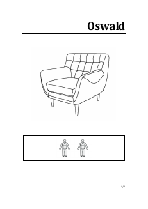 사용 설명서 JYSK Ulkensdal 팔걸이 의자