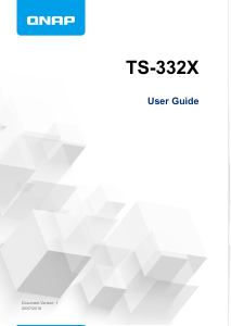 Bruksanvisning QNAP TS-332X NAS