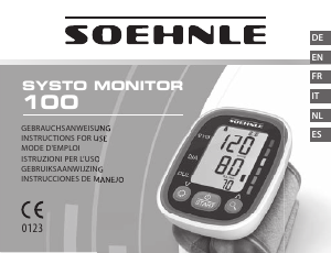 Mode d’emploi Soehnle Systo Monitor 100 Tensiomètre