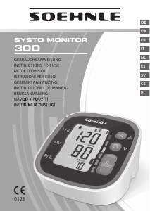 Bruksanvisning Soehnle Systo Monitor 300 Blodtrycksmätare