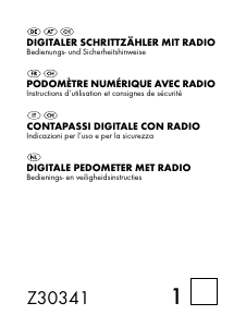 Bedienungsanleitung Crivit IAN 54421 Schrittzähler