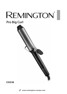 Instrukcja Remington CI5538 Pro Big Curl Lokówka