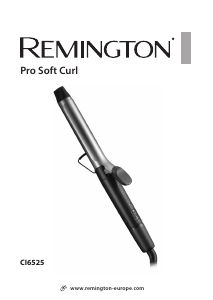 Manual Remington CI6525 Pro Soft Curl Modelador de cabelo