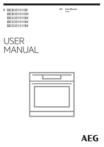 Bruksanvisning AEG BES351210M Ugn