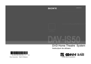 Manual Sony DAV-IS50 Sistemul home cinema