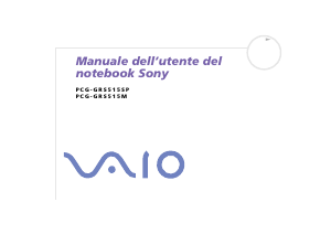 Manuale Sony Vaio PCG-GRS515M Notebook