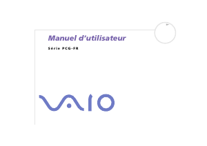 Mode d’emploi Sony Vaio PCG-FR315S Ordinateur portable