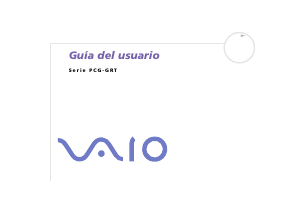 Manual de uso Sony Vaio PCG-GRT816M Portátil