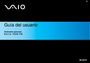 Manual de uso Sony Vaio VGN-FE28H Portátil