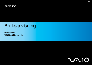 Bruksanvisning Sony Vaio VGN-AR51SRU Bärbar dator