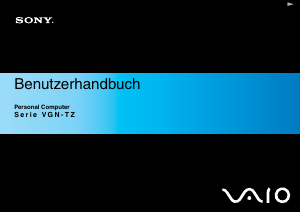 Bedienungsanleitung Sony Vaio VGN-TZ1RMN Notebook