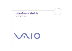 Manual Sony Vaio PCG-K115S Laptop