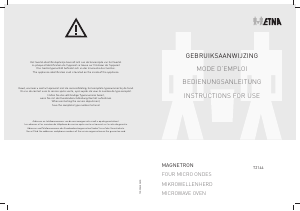 Handleiding ETNA T2144 Magnetron