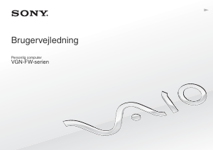 Brugsanvisning Sony Vaio VGN-FW5 Bærbar computer