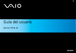 Manual de uso Sony Vaio PCG-K315S Portátil