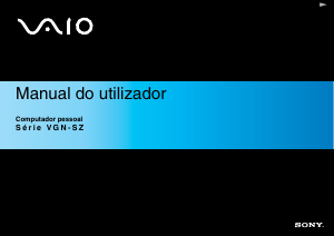 Manual Sony Vaio VGN-SZ2XP Computador portátil