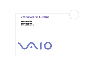 Bruksanvisning Sony Vaio PCG-TR2MP Bärbar dator