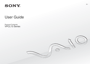 Manual Sony Vaio VPCL13S1R Laptop