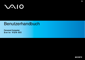 Bedienungsanleitung Sony Vaio VGN-BX394VP Notebook