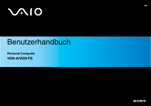 Bedienungsanleitung Sony Vaio VGN-A417M Notebook