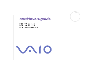 Bruksanvisning Sony Vaio PCG-Z1XEP Bärbar dator