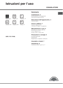 Bedienungsanleitung Hotpoint UPS 1721 F_HA Gefrierschrank