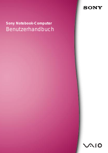Bedienungsanleitung Sony Vaio PCG-F290 Notebook