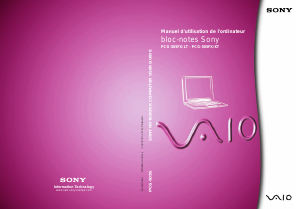 Mode d’emploi Sony Vaio PCG-505FX Ordinateur portable
