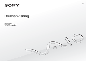 Bruksanvisning Sony Vaio VPCEB2B4E Bärbar dator