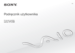 Instrukcja Sony Vaio VPCSB1C5E Komputer przenośny